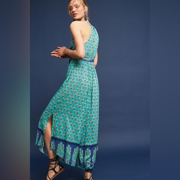 NWT Anthropologie Plenty Tracey Reese Halter Jumpsuit - Picture 4 of 7